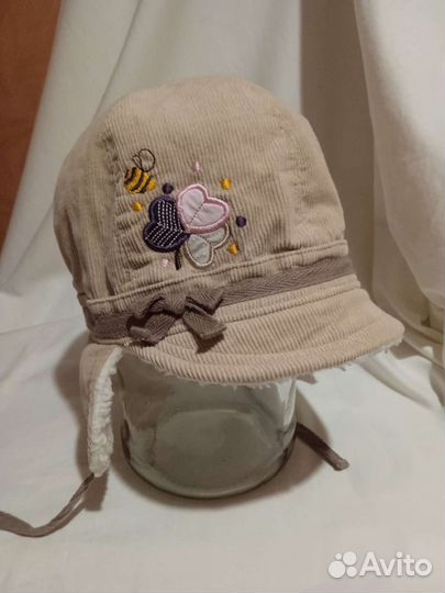 Шапка h&m демисезонная для девочки на 1-1,5 года