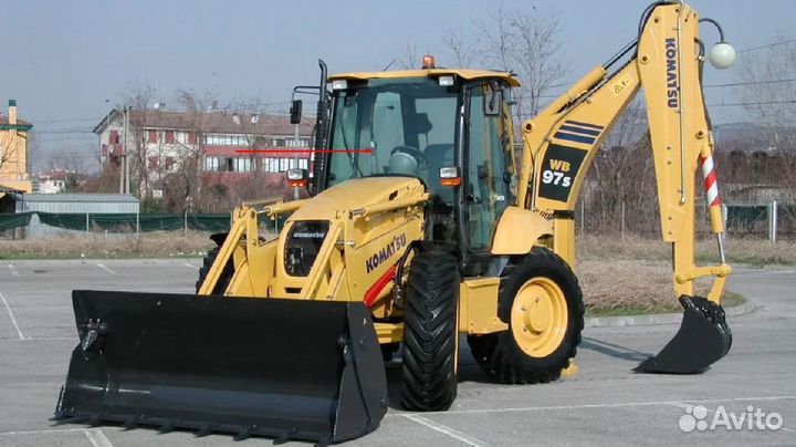 Стекло лобовое для погрузчика Komatsu WB93 WB97