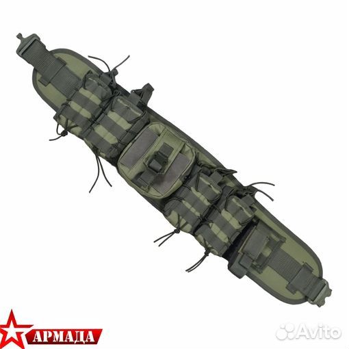 Пояс разгрузочный с подсумками олива