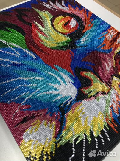 Алмазная мозаика готовая работа