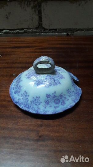 Крышка, старинный фарфор
