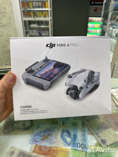 Квадрокоптер DJi Mini 4 pro Fly More Combo Plus