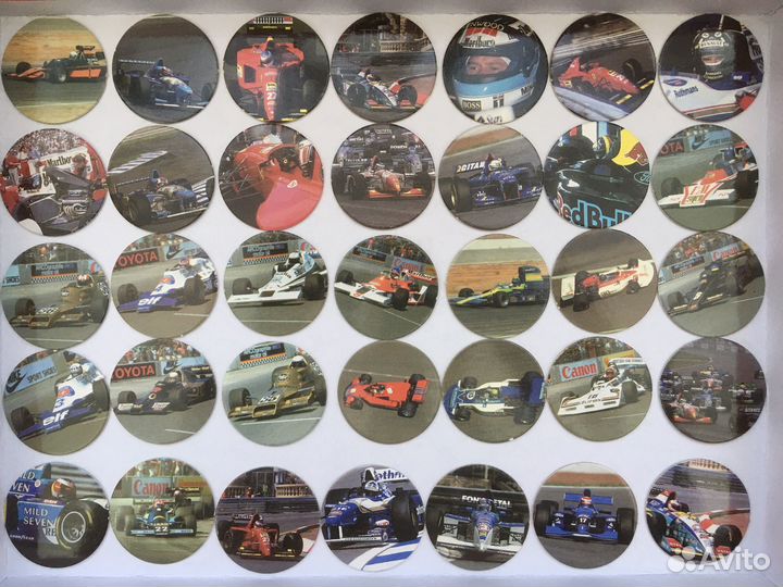 Фишки из 90х,power caps F1 (редкие)