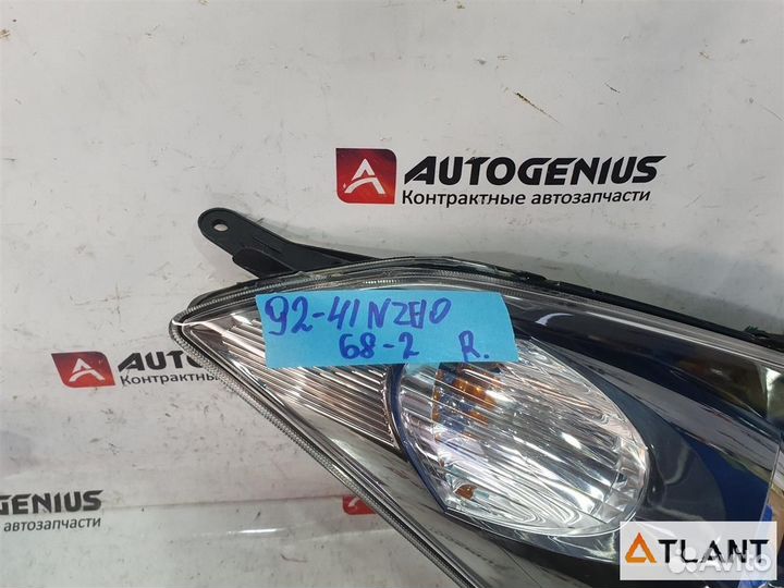 Фара передняя правая toyota wish