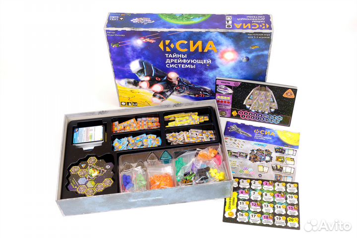 Настольная игра Ксиа. Тайны дрейфующей системы