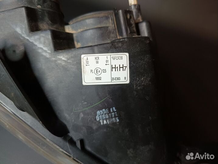 Фара правая peogeot 206 пежо 206