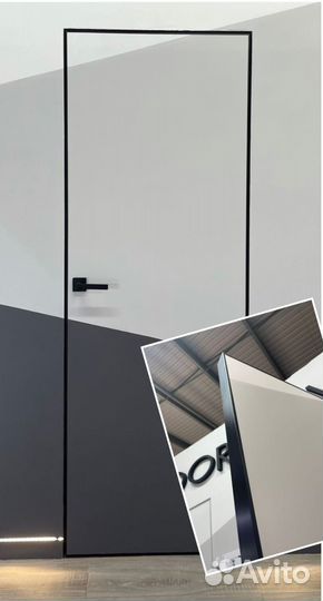 Скрытые межкомнатные двери под покраску