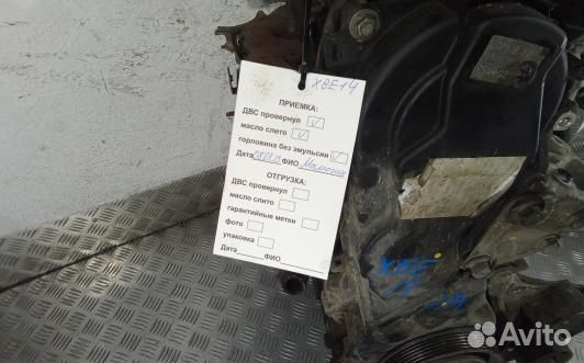 Двигатель дизельный citroen C8 (XBE14AB01)