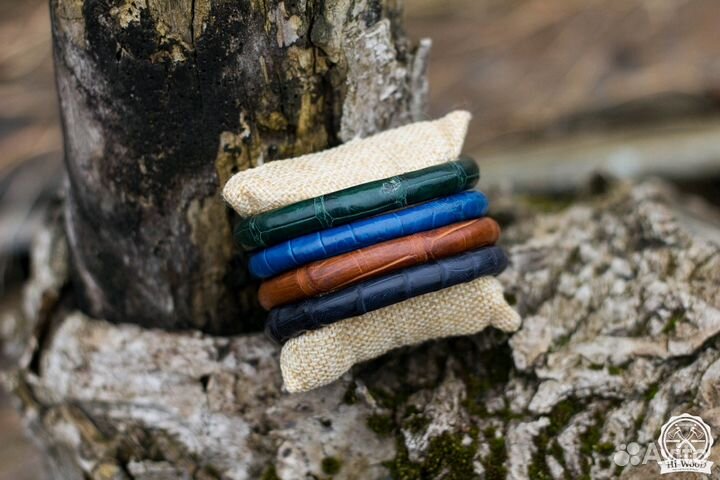 Браслет из натуральной кожи крокодила