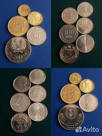 Монеты С.Н.Г и Прибалтики