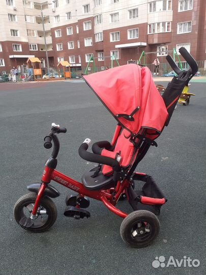Детский велосипед с ручкой бу