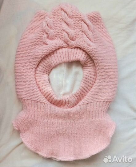 Шапка шлем для девочки 44-46