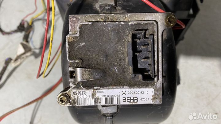 Корпус печки задняя Mercedes Benz W220