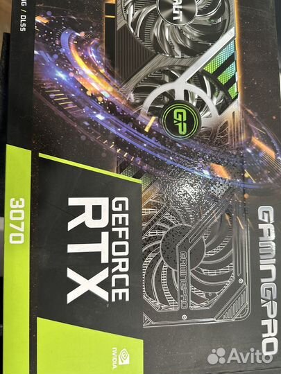 Видеокарта palit RTX3070 гарантия днс