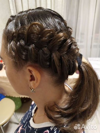 Плетение кос, укладки