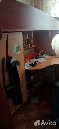 Кровать чердак, детская, для подростка