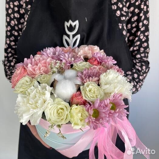 Коробочка с цветами