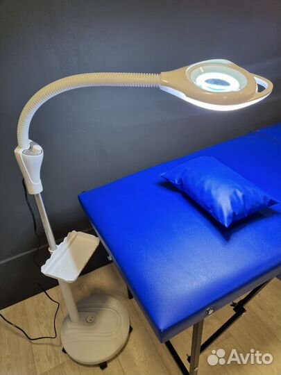 Лампа лупа напольная