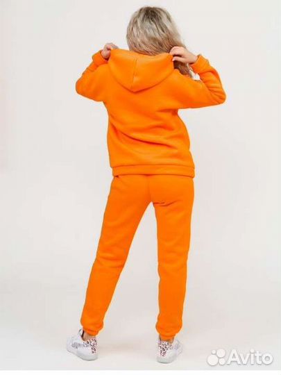 Спортивный костюм женский на флисе новый 52-54р