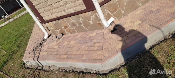 Укладка тротуарной плитки, укладка брусчатки, монт