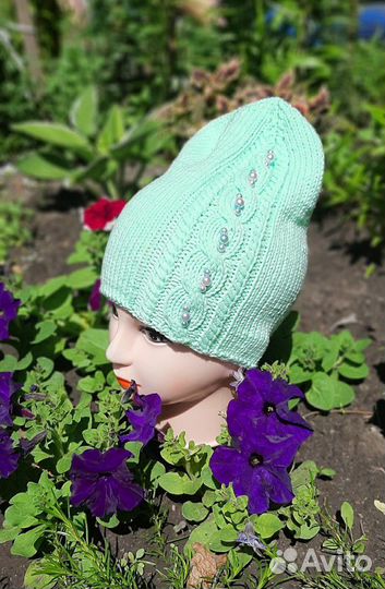 Шапка, бини, вяжу на заказ