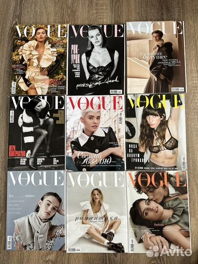 Журнал vogue, bazaar, elle