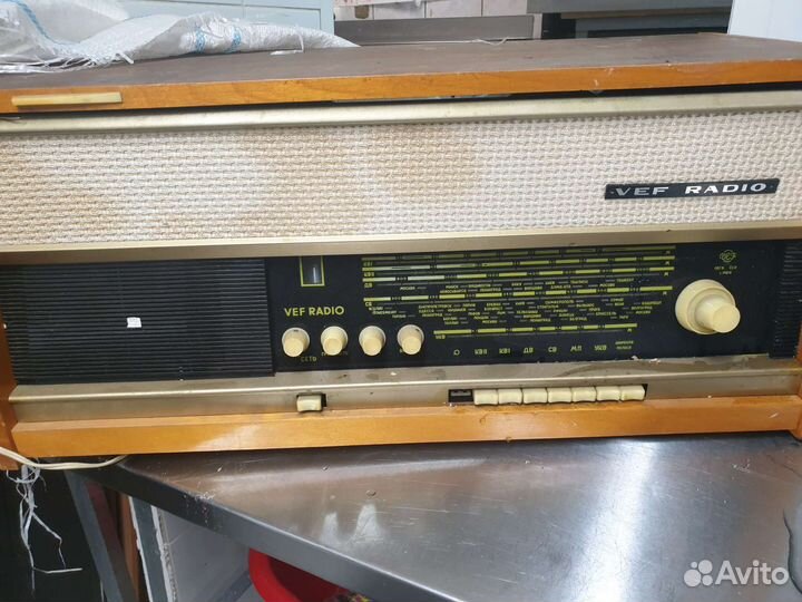 Ламповая радиола вэф Рига