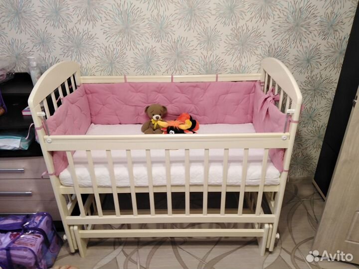 Бортики в детскую кроватку бу