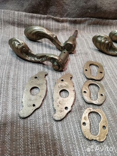 Дверная ручка литьё Латунь СССР