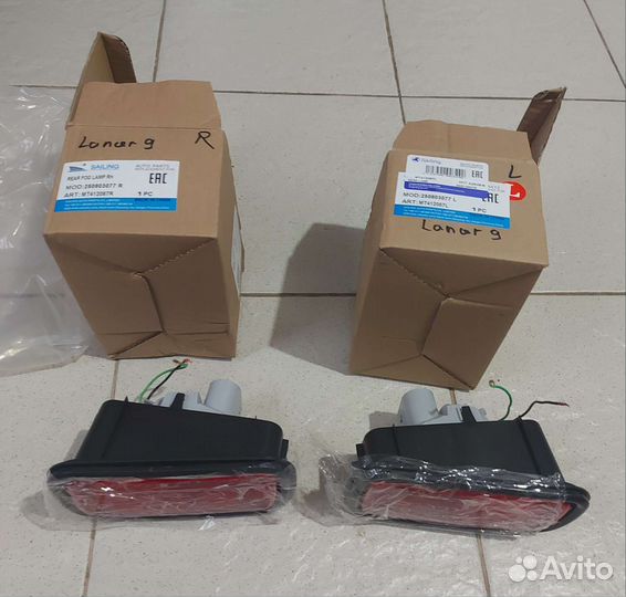 Mitsubishi lancer 9(Задние Противотуманки)