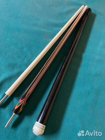 Поповский кий Баринова черный эбен трехсоставной