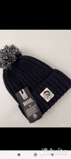 Шапка Брендовая С Помпоном Люкс Качества