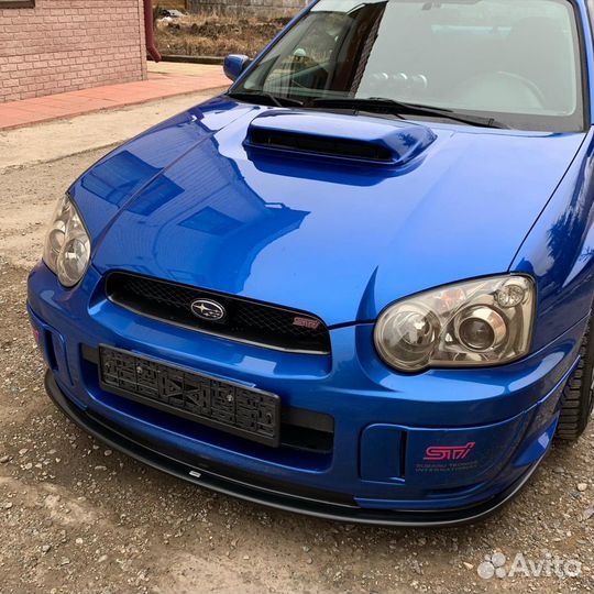 Передний сплиттер, губа Subaru Impreza GD/GG 02-05