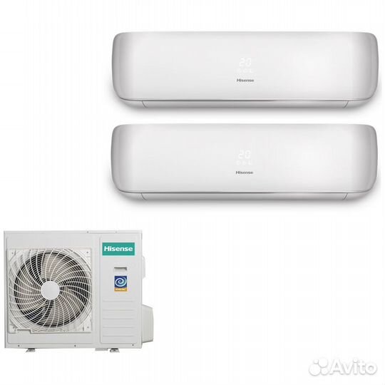 Мультисплит система Hisense AMW2-14U4SRE AMS-09х2