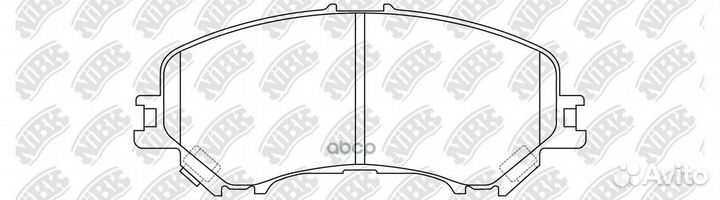 Комплект тормозных колодок, дисковый тормоз PN2