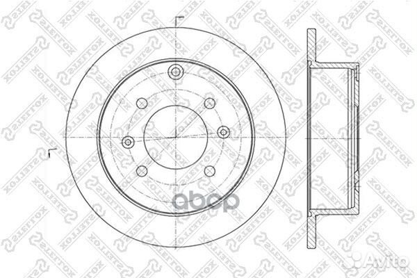 60203412SX диск тормозной задний Hyundai Sonat