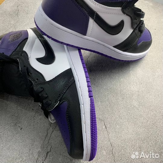 Кроссовки Air Jordan 1 Court Purple (36-45)