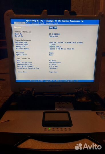 Матрица, тачскрин и заглушки портов для сf-31