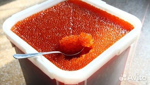 Красная икра кеты