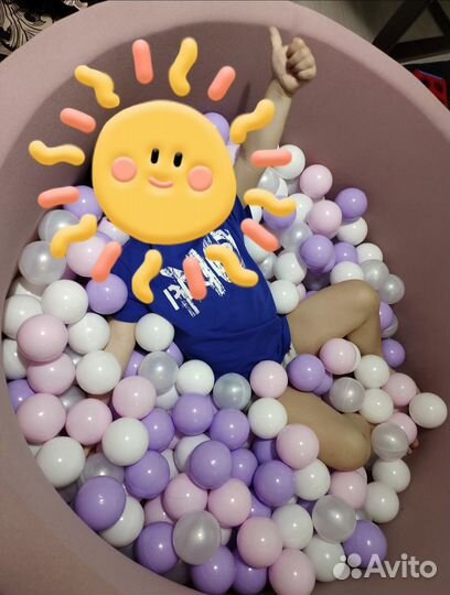 Сухой бассейн с шариками бу