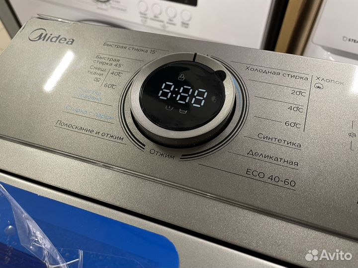 Новая стиральная машина Midea/Inverter/8kg/с паром