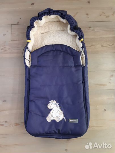 Меховой конверт в коляску