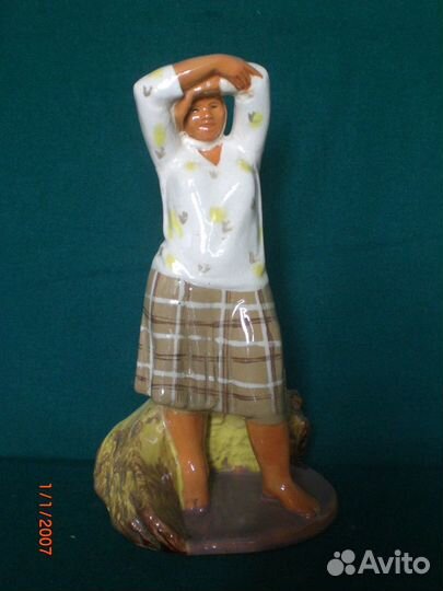 Майолика СССР схф Гжель