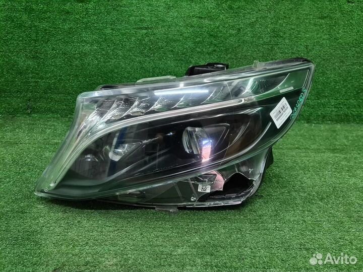 Б/У Б/У Битая Фара левая Mercedes V w447