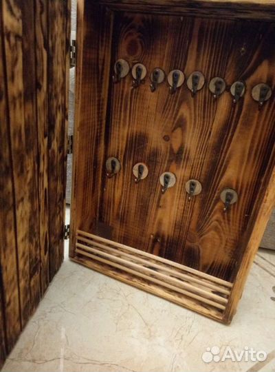 Ключница деревянная новая (большая)