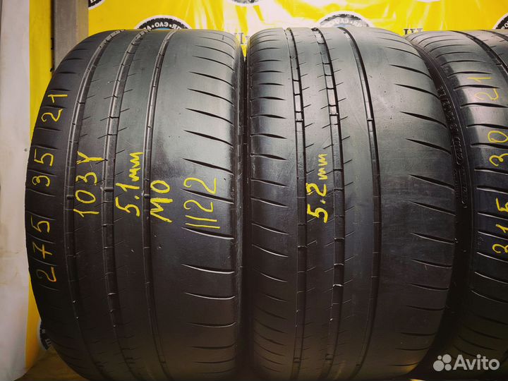 Michelin Pilot Sport Cup 2 315/30 R21 и 275/35 R21 105Y