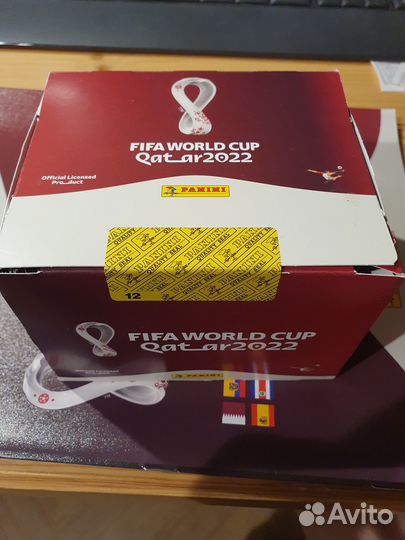 Блок 100 пакетов+альбом, Panini WC qatar 2022