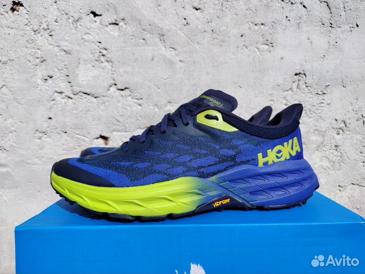 Кроссовки Hoka One One Speedgoat 5 синие новые