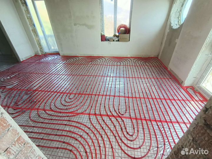 Монтаж теплого пола