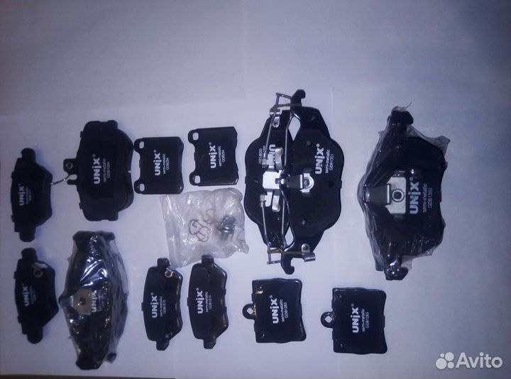 Тормозные колодки 15шт Opel Mercedes пересортица
